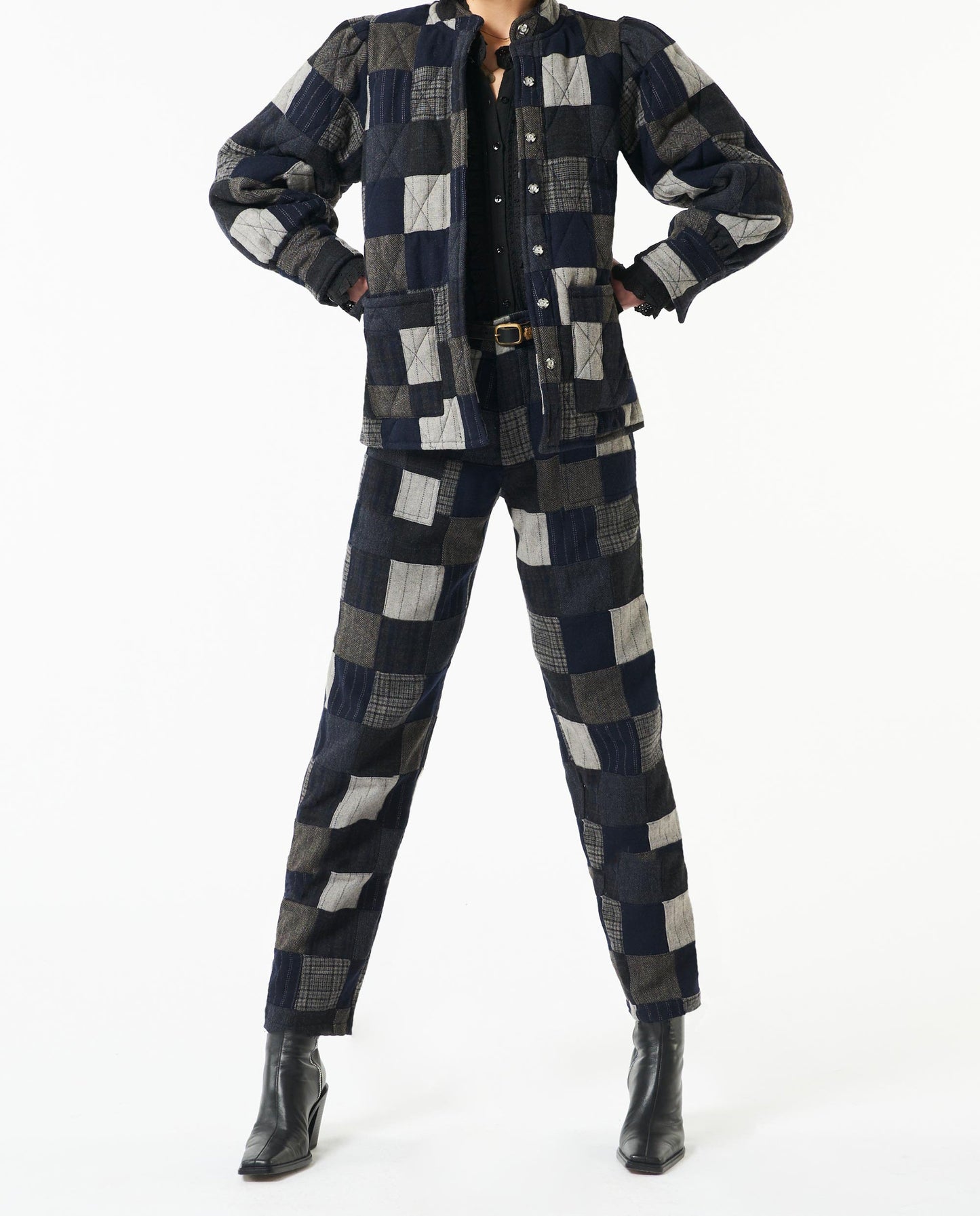 Pantalon patchwork Lami