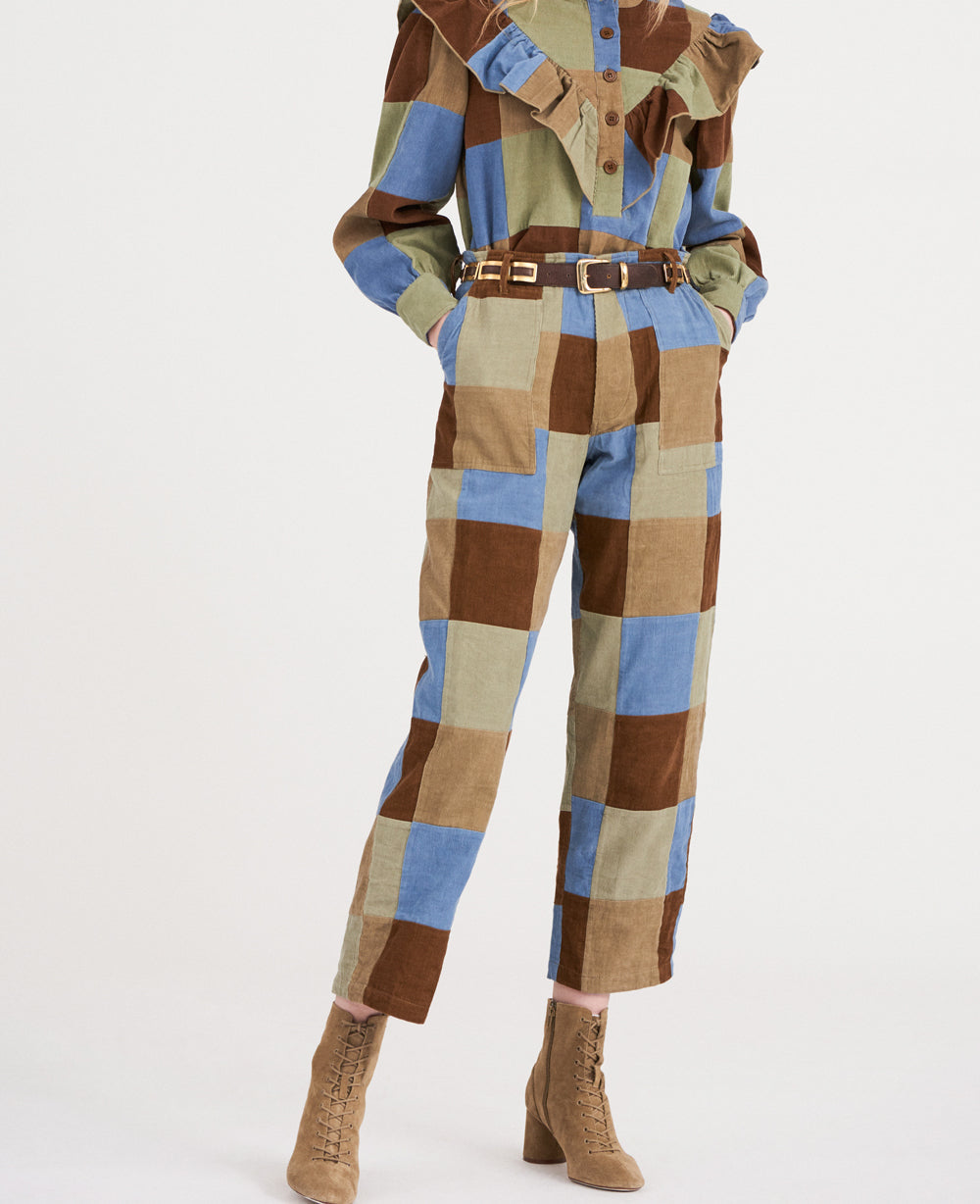 Pantalon patchwork Lamo