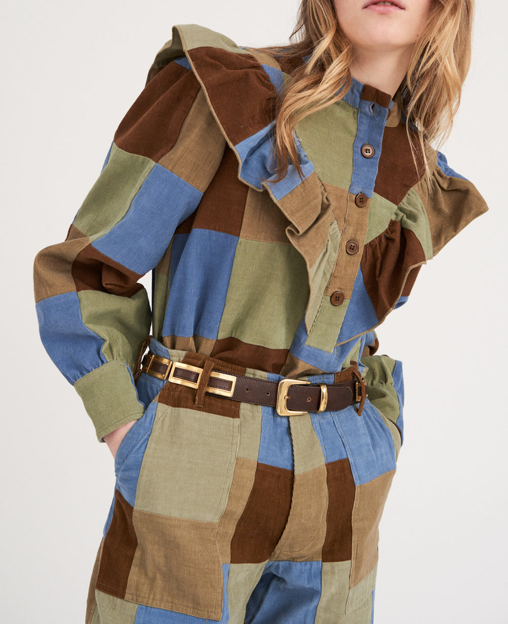 Blouse patchwork Lamo