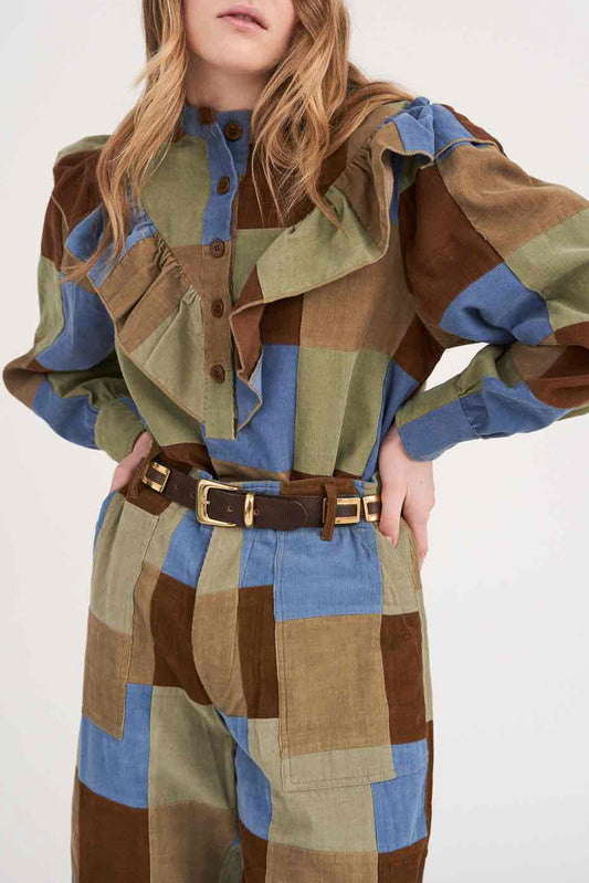 Blouse patchwork Lamo