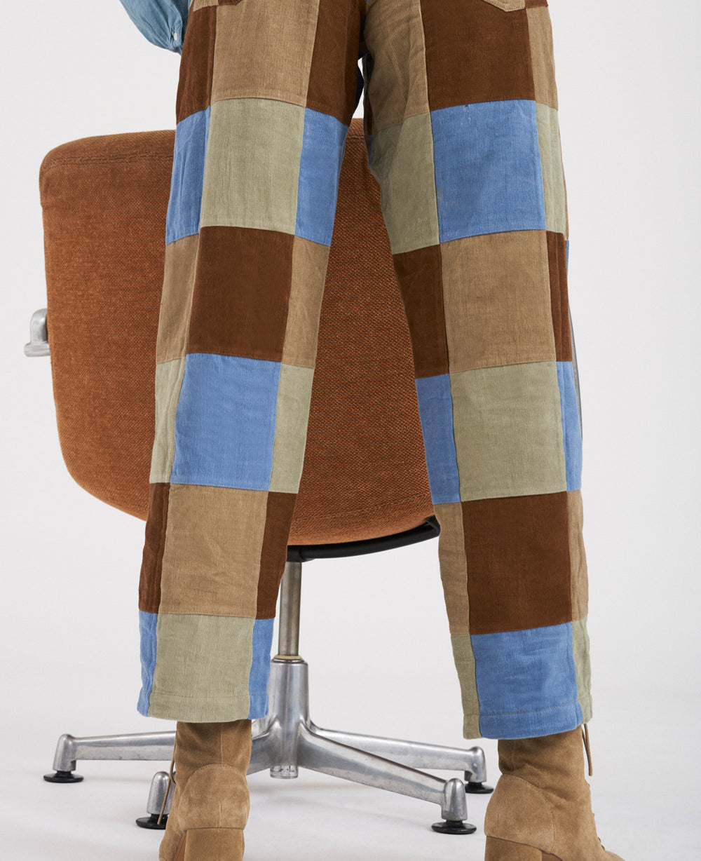 Pantalon patchwork Lamo