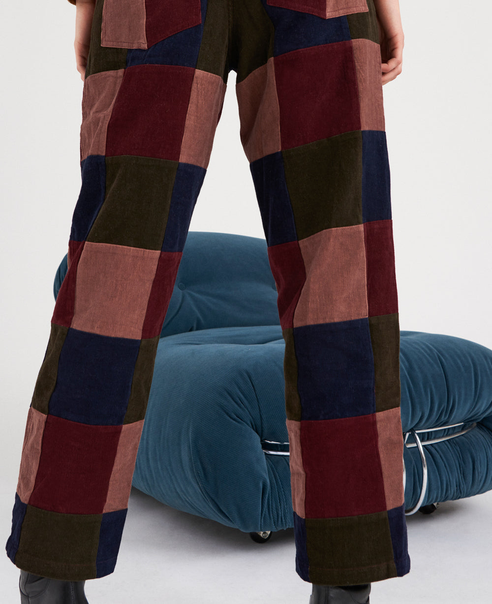 Pantalon patchwork Lamo