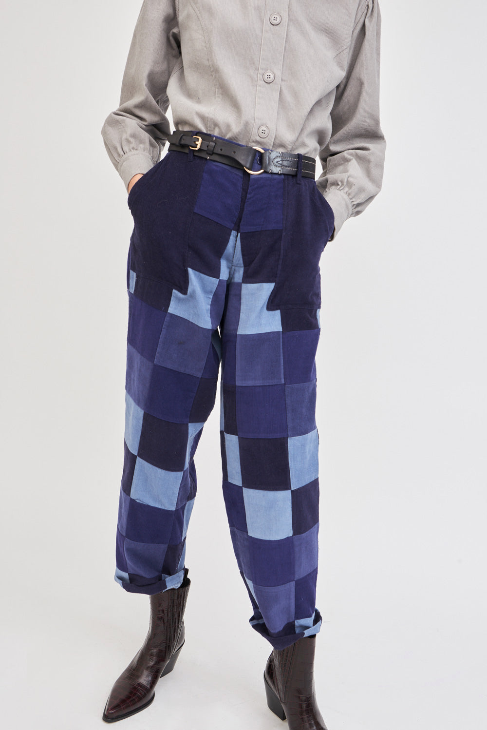 Pantalon en patchwork Lema