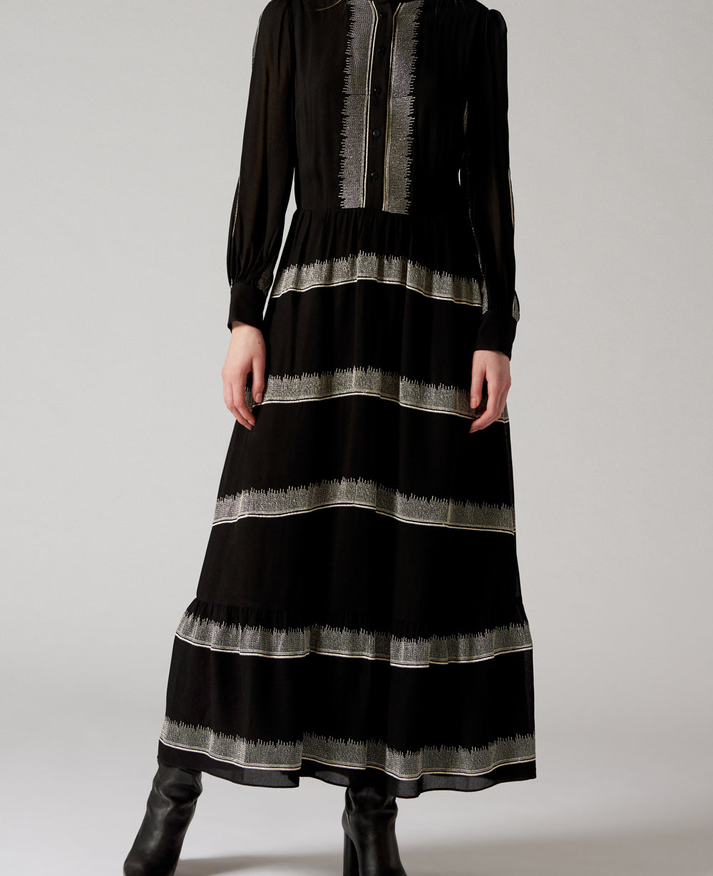 Linsey Embroidered Maxi Dress