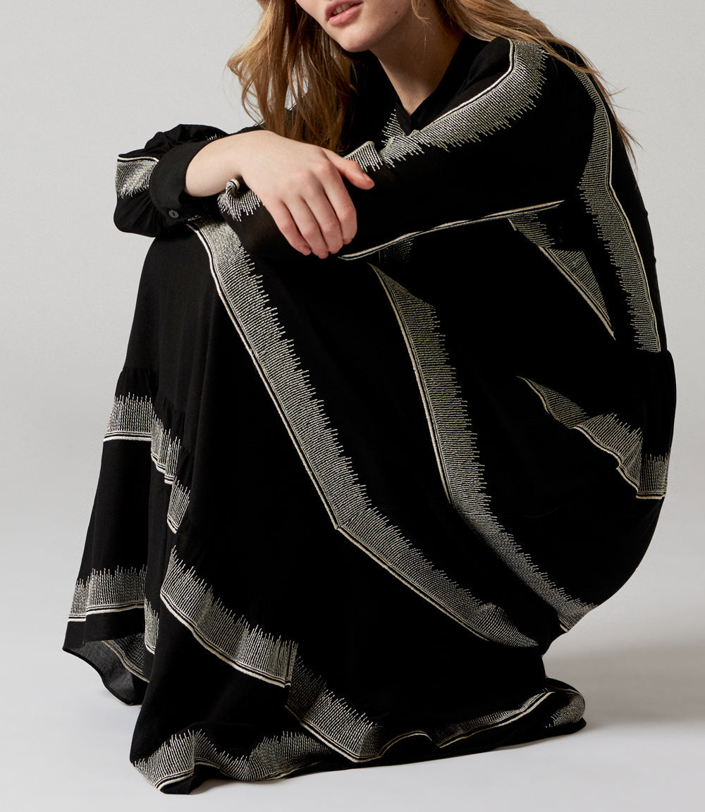 Linsey Embroidered Maxi Dress