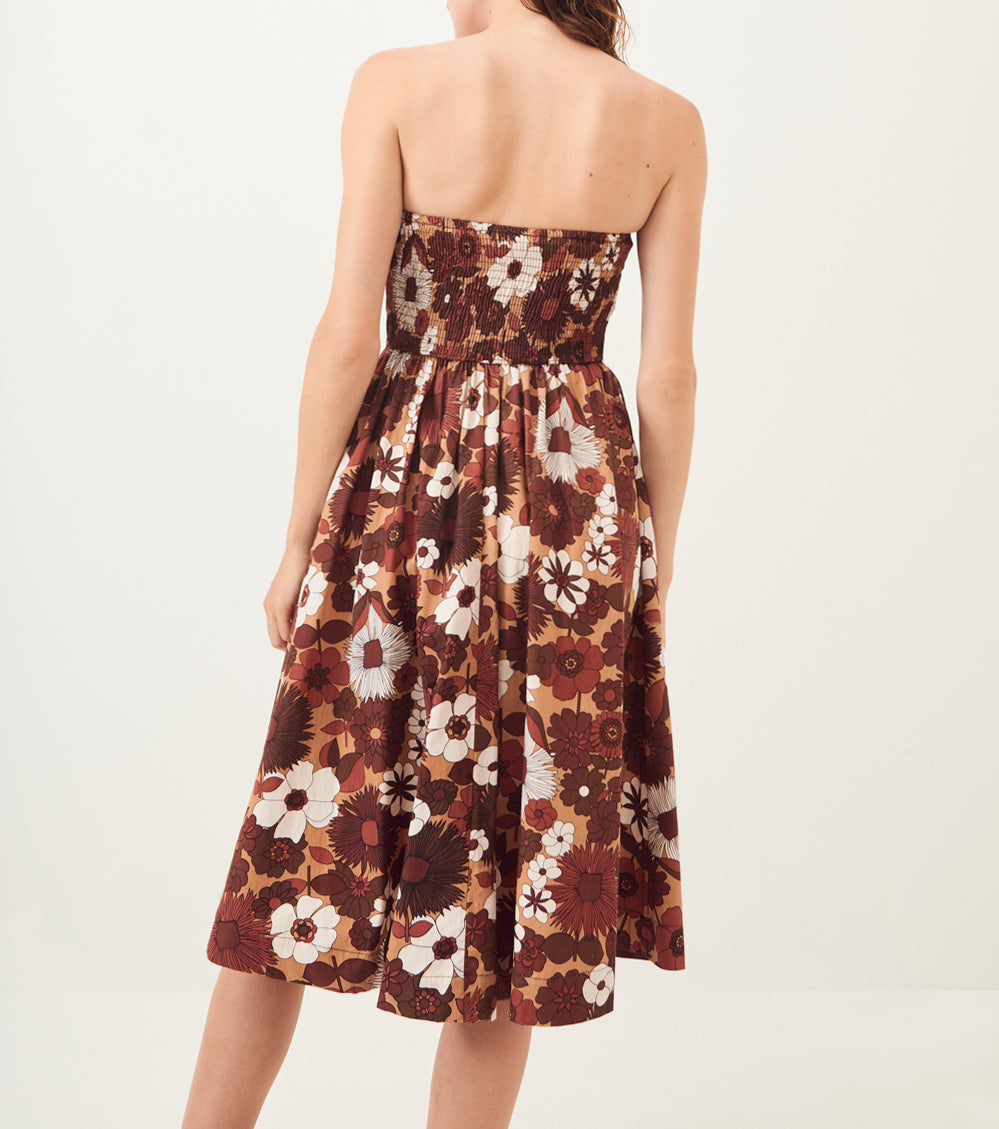 Robe bustier midi Lorette