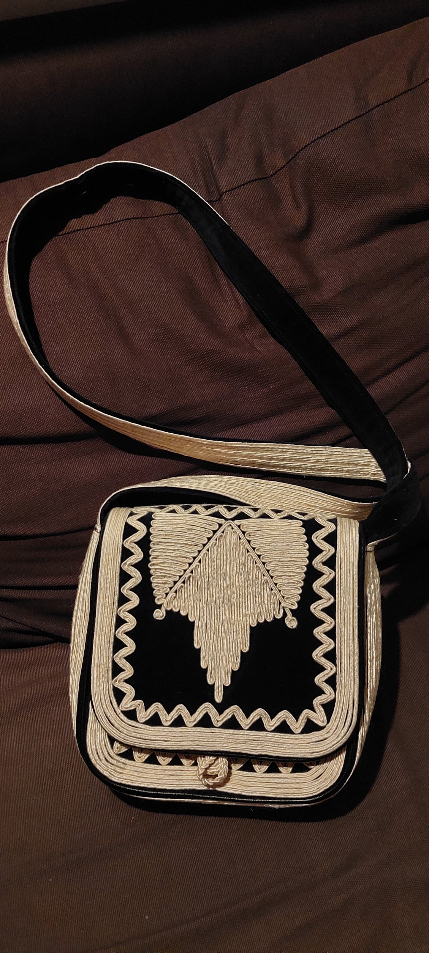 Sac en velours Achile