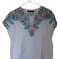 Embroidered floral blouse