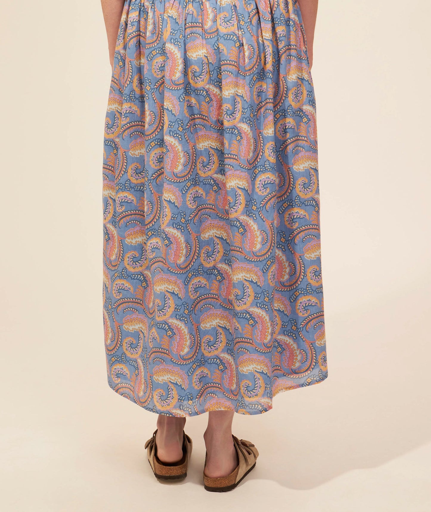 Jupe longue imprimée Pietra