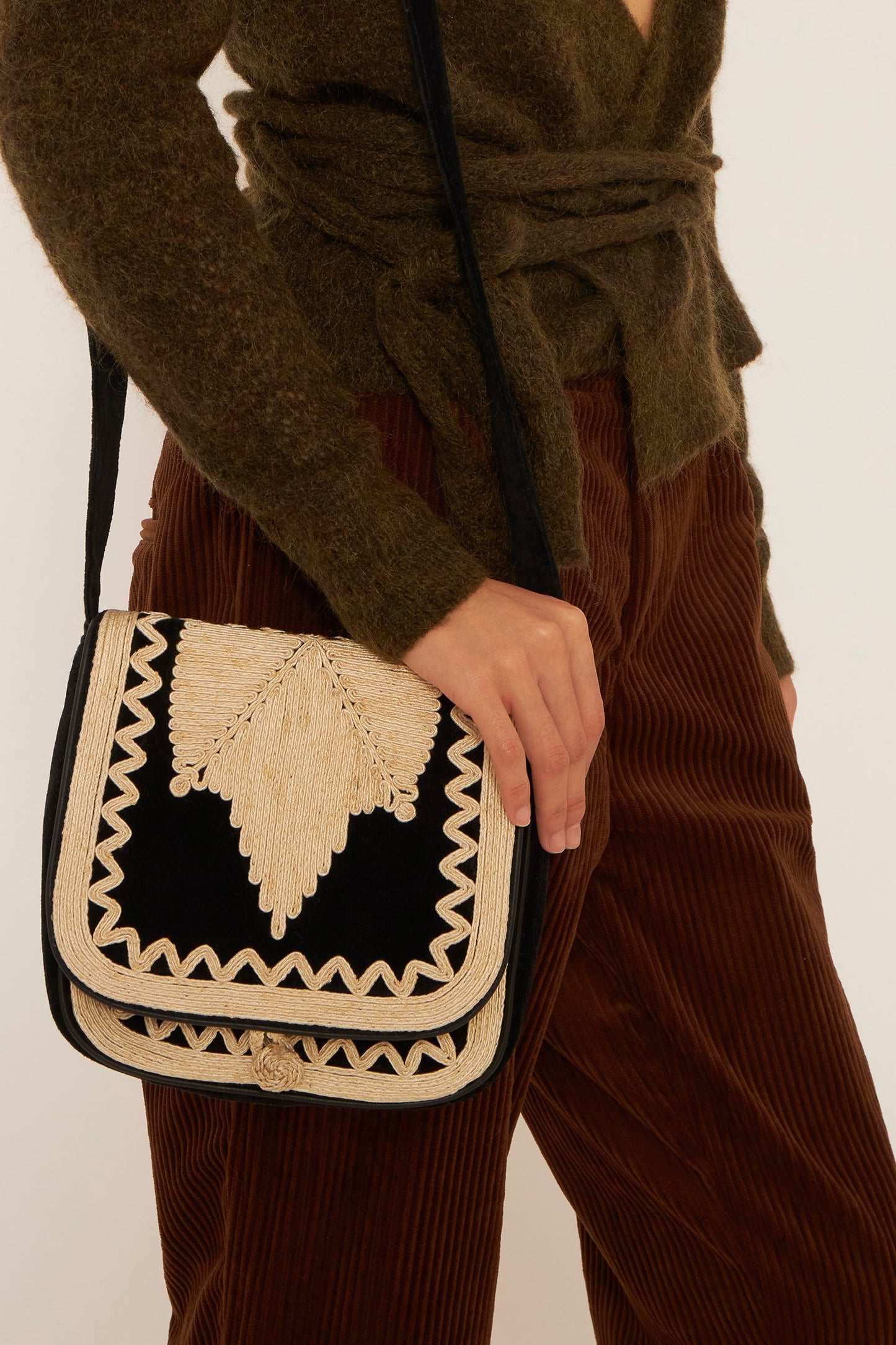 Sac en velours Achile