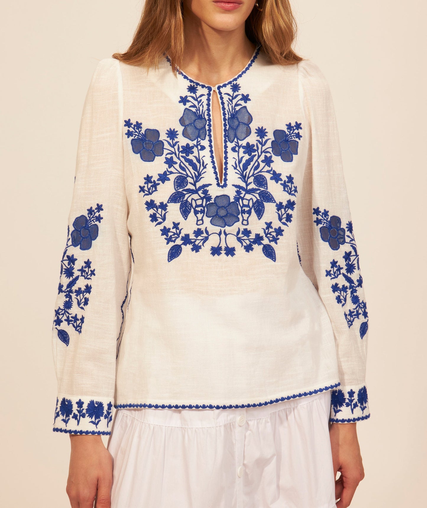 Blouse brodée Vana