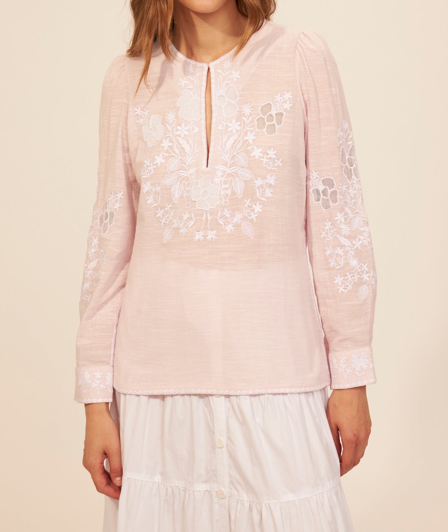 Blouse brodée Vana