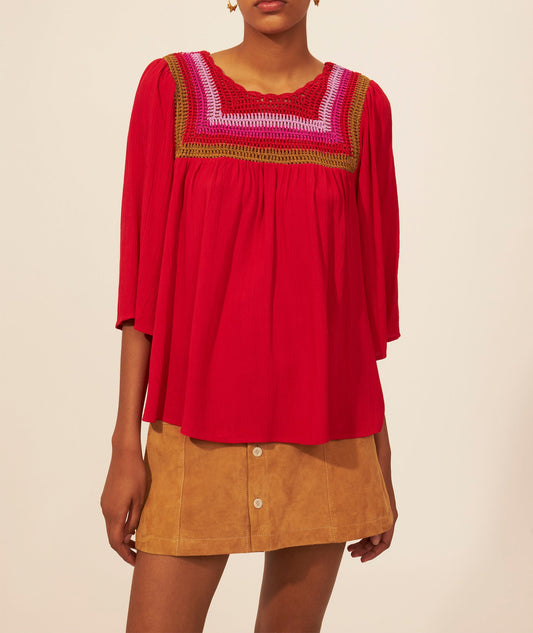 Blouse en crochet Rio