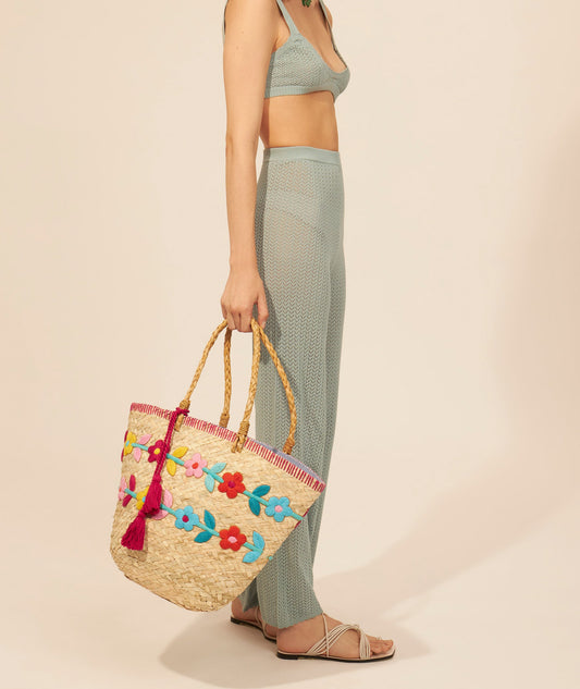 Cabas en paille Yolande