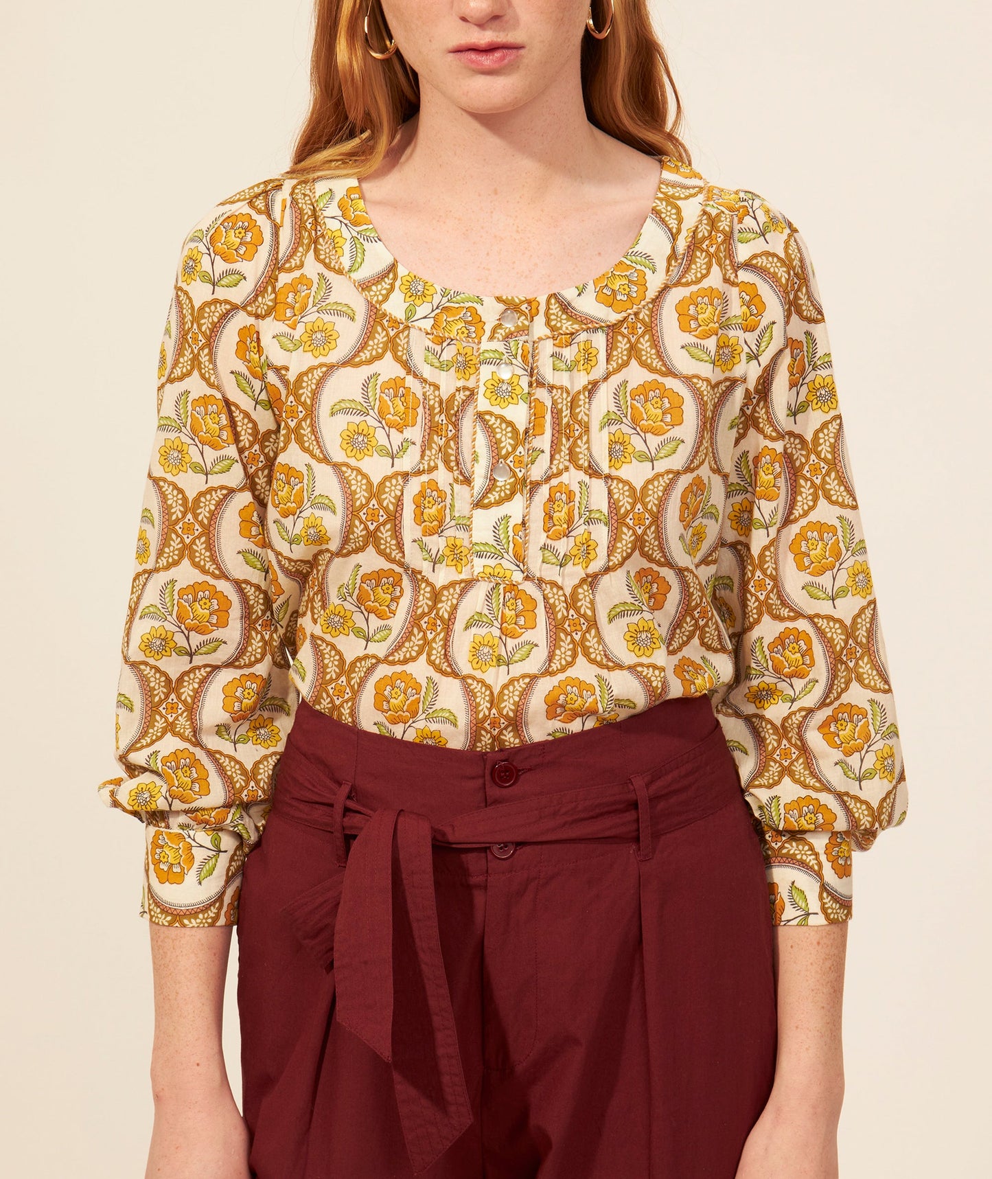 blusa estampada Tanissa