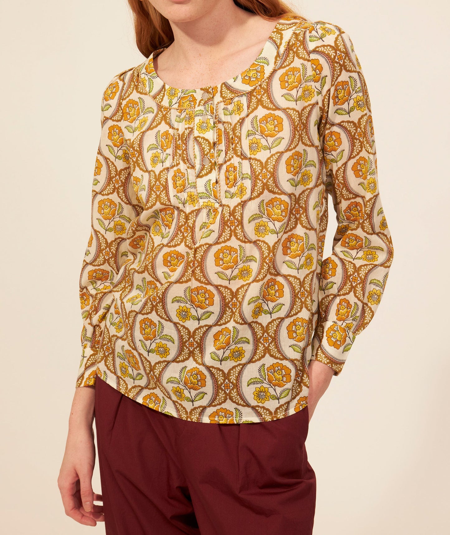 blusa estampada Tanissa