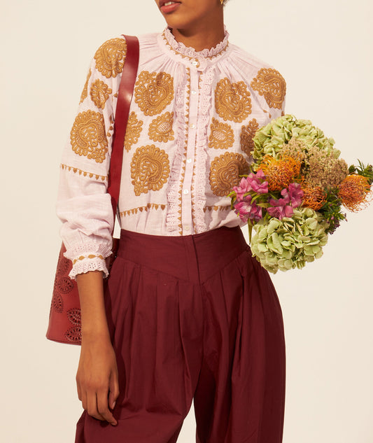 Blouse brodée Togala