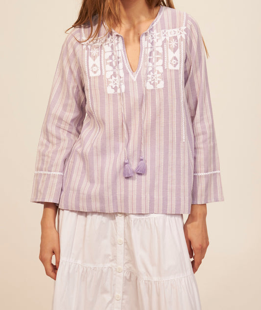 Blouse brodée Yann