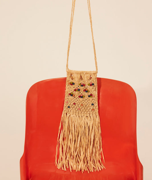 Mini sac raphia Zula